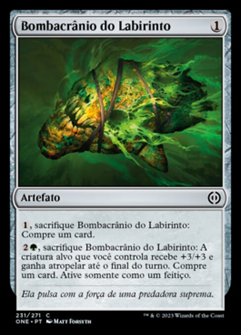 Labyrinth-Schädelbombe (Maze Skullbomb) - Phyrexia: All Will Be One (#231) - Illustrated by Matt Forsyth - Magic: The Gathering Card