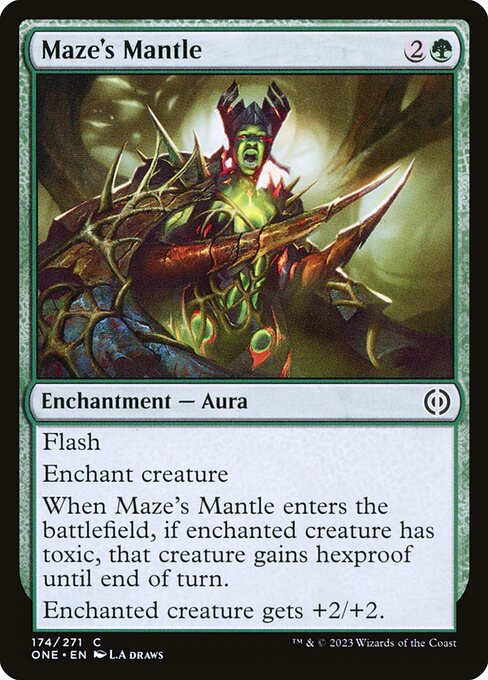 Maze's Mantle - Phyrexia: All Will Be One Magic card
