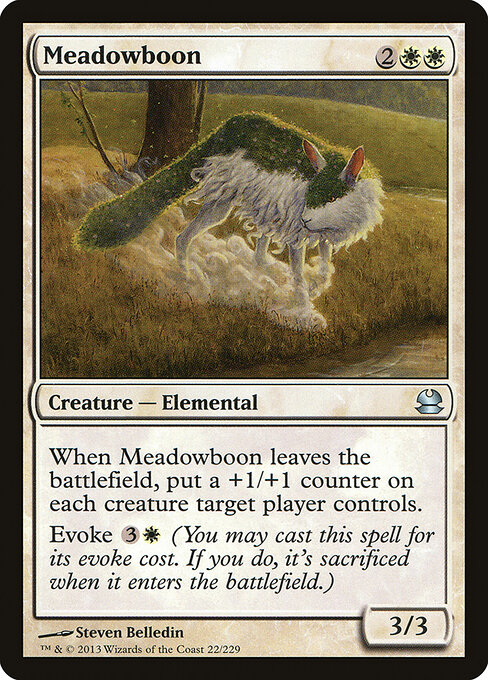 Meadowboon - Modern Masters Magic card