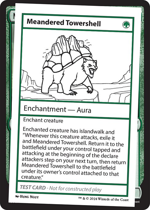 Meandered Towershell - Mystery Booster 2 (#578) - Illustrated by Hung Nguy - Magic: The Gathering Card