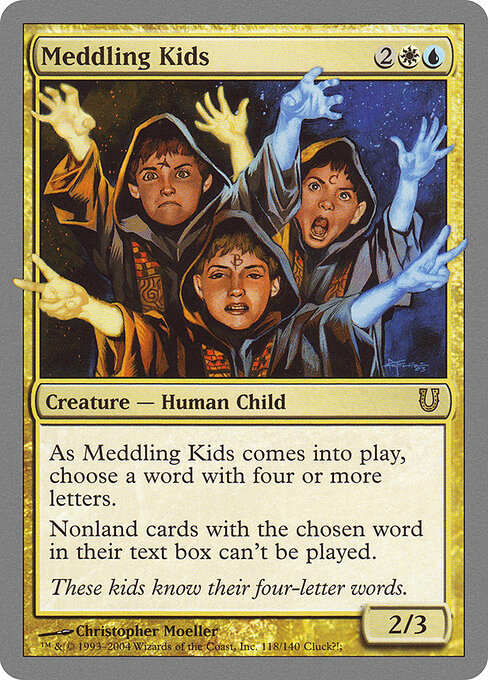Meddling Kids - Unhinged Magic card