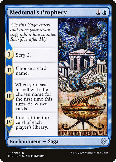 Medomai's Prophecy - Theros Beyond Death Magic card