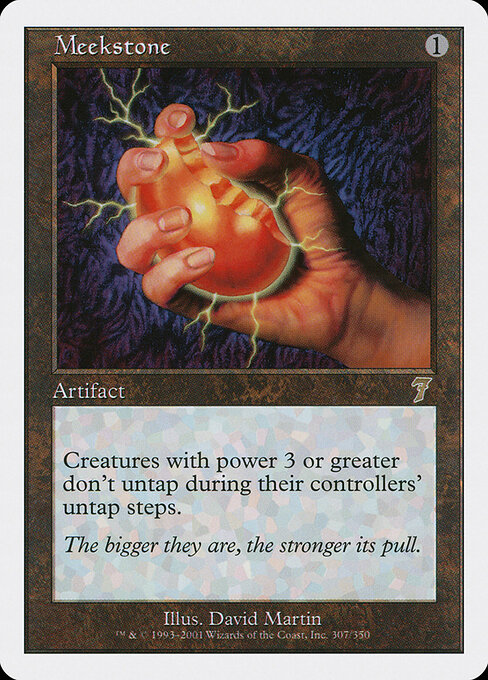 Meekstone - Seventh Edition Magic card