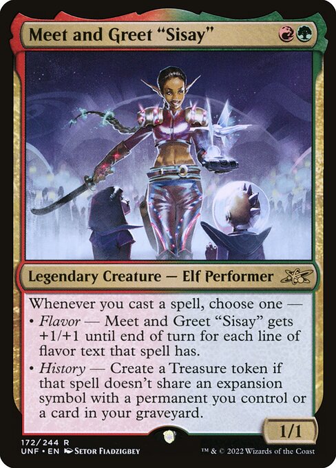 Meet and Greet "Sisay" - Unfinity Magic card