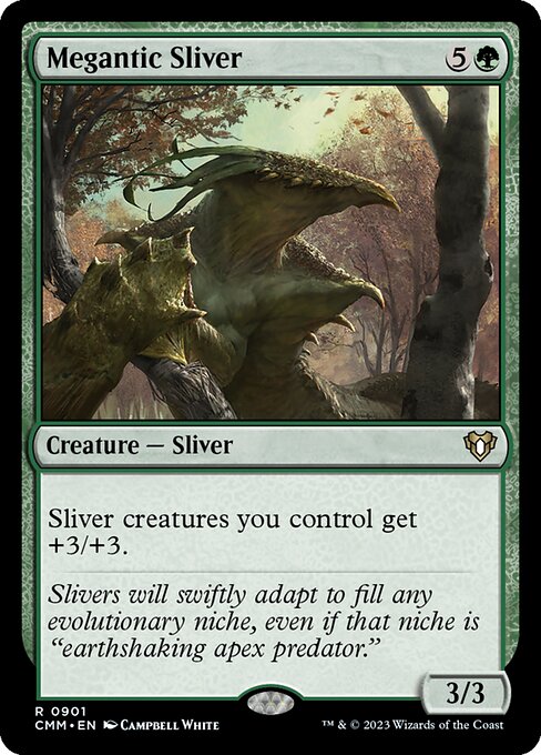 Megantic Sliver - Commander Masters Magic card
