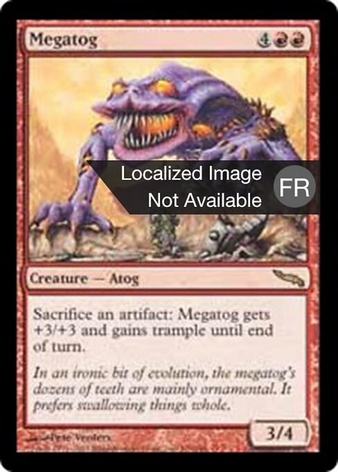 Megatog - Mirrodin (#100) - Illustrated by Pete Venters - Magic: The Gathering Card