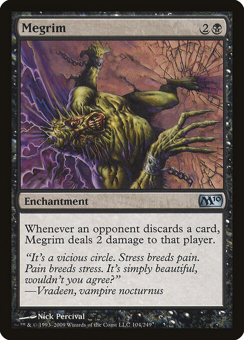 Megrim - Magic 2010 Magic card