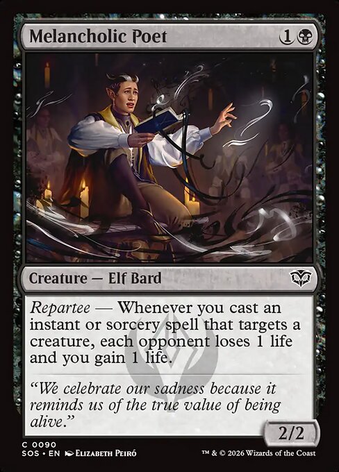 Melancholic Poet - Secrets of Strixhaven Magic card