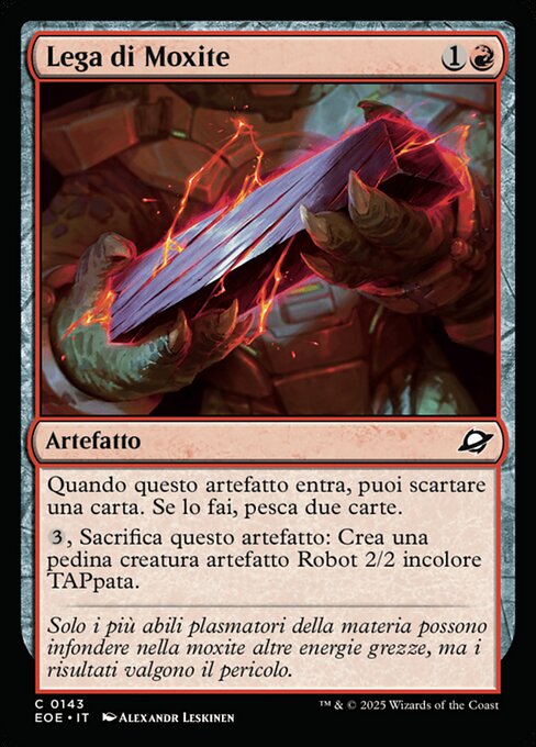 Lega di Moxite (Melded Moxite) - Edge of Eternities (#143) - Illustrated by Alexandr Leskinen - Magic: The Gathering Card