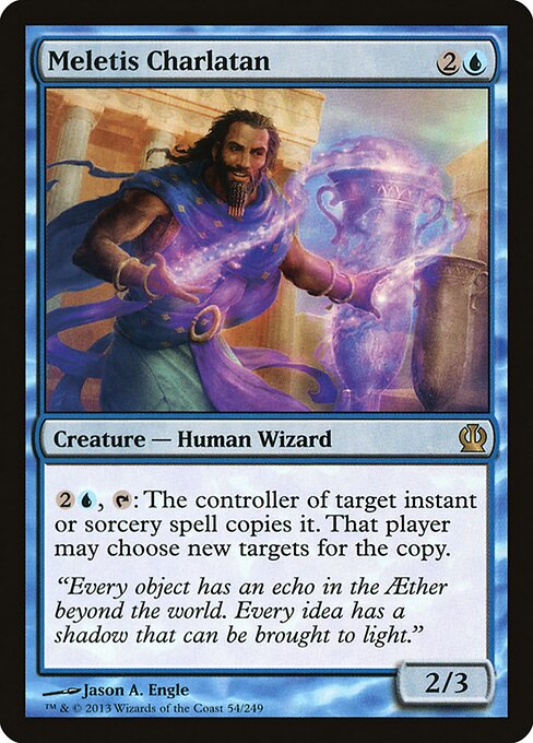Meletis Charlatan - Theros Magic card