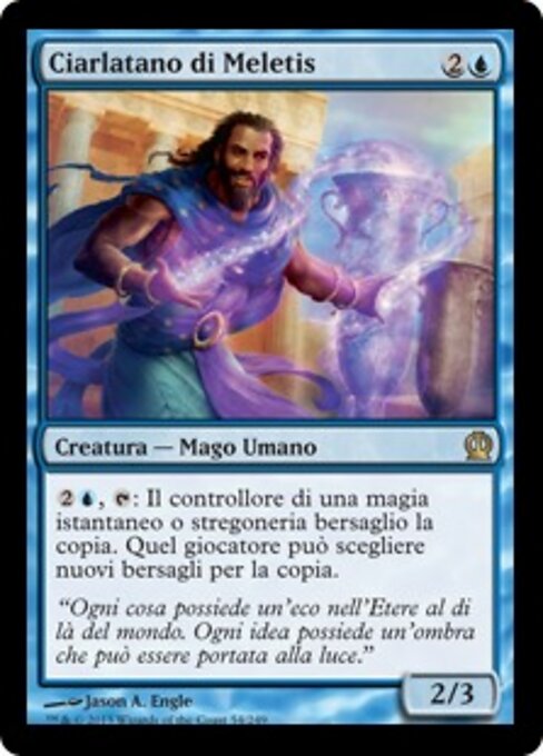 Charlatão de Meletis (Meletis Charlatan) - Theros (#54) - Illustrated by Jason A. Engle - Magic: The Gathering Card