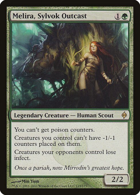 Melira, Sylvok Outcast - New Phyrexia Magic card