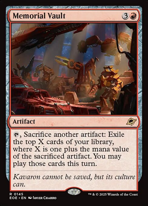 Memorial Vault - Edge of Eternities Magic card