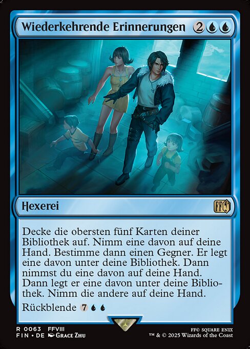 Recuerdos que regresan (Memories Returning) - Final Fantasy (#331) - Illustrated by Hagiya Kaoru - Magic: The Gathering Card