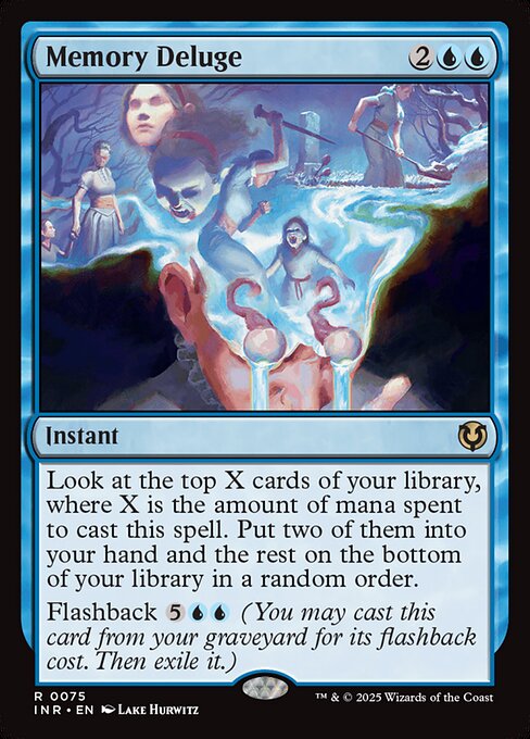 Memory Deluge - Innistrad Remastered Magic card