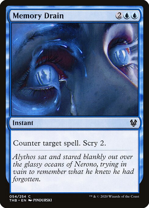 Memory Drain - Theros Beyond Death Magic card
