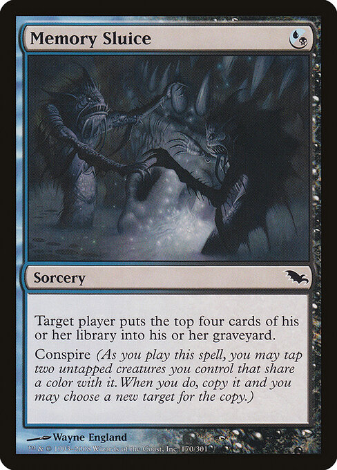 Memory Sluice - Shadowmoor Magic card