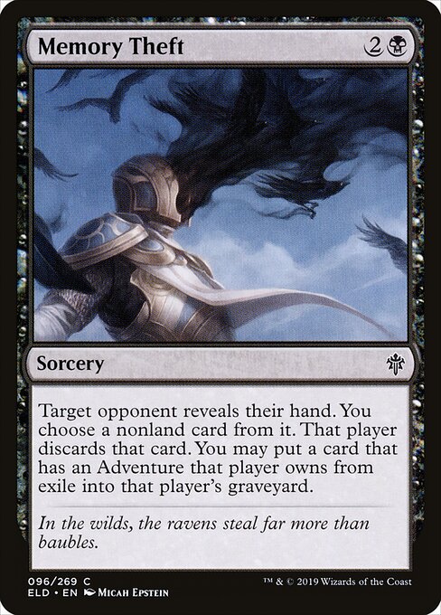 Memory Theft - Throne of Eldraine Magic card
