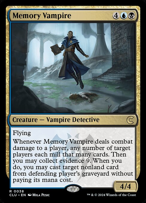 Memory Vampire - Ravnica: Clue Edition Magic card