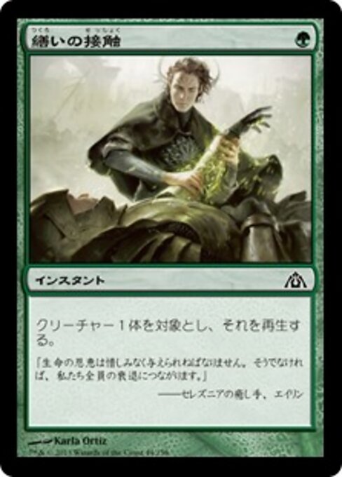 援救之觸 (Mending Touch) - Dragon's Maze (#44) - Illustrated by Karla Ortiz - Magic: The Gathering Card