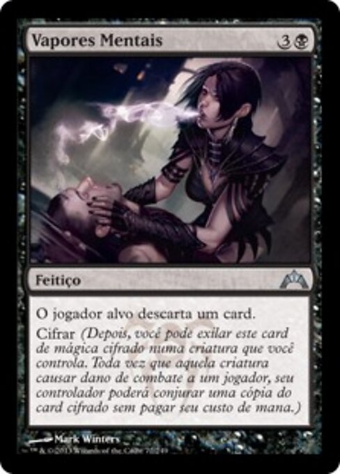 Vapores Mentais (Mental Vapors) - Gatecrash (#72) - Illustrated by Mark Winters - Magic: The Gathering Card