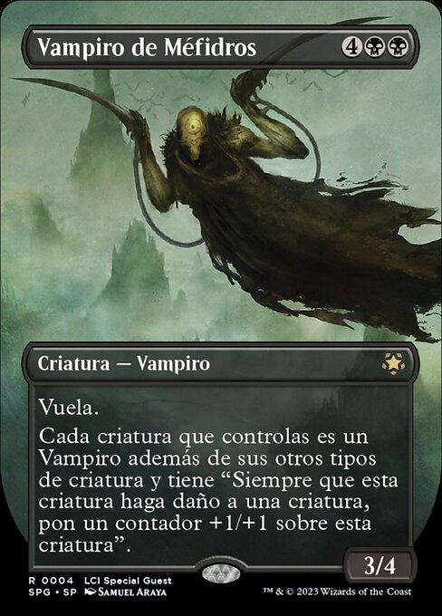 Mephidross-Vampir (Mephidross Vampire) - Fifth Dawn (#53) - Illustrated by Matthew D. Wilson - Magic: The Gathering Card