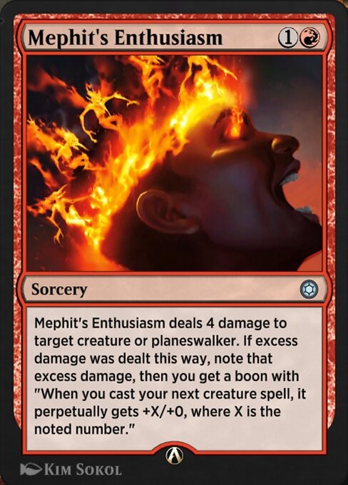 Mephit's Enthusiasm - Alchemy Horizons: Baldur's Gate Magic card