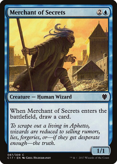 Merchant of Secrets - Commander 2017 Magic card