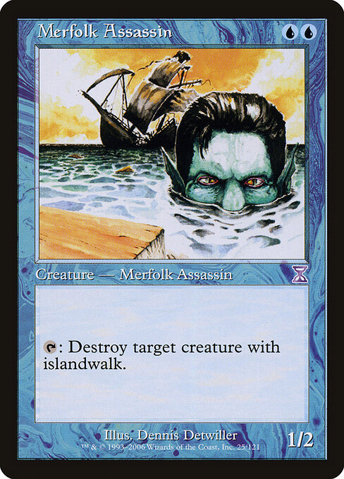 Merfolk Assassin - Time Spiral Timeshifted Magic card