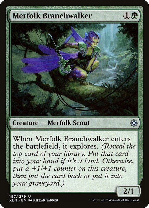 Merfolk Branchwalker - Ixalan Magic card
