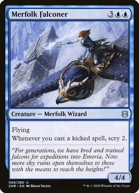 Merfolk Falconer - Zendikar Rising Magic card