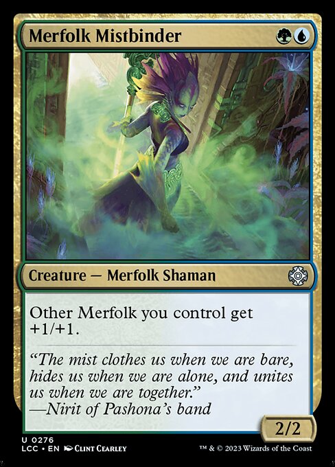 Merfolk Mistbinder - The Lost Caverns of Ixalan Commander Magic card
