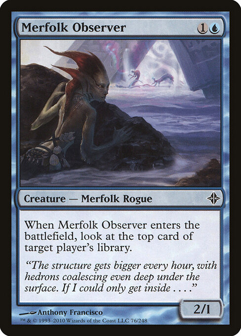 Merfolk Observer - Rise of the Eldrazi Magic card