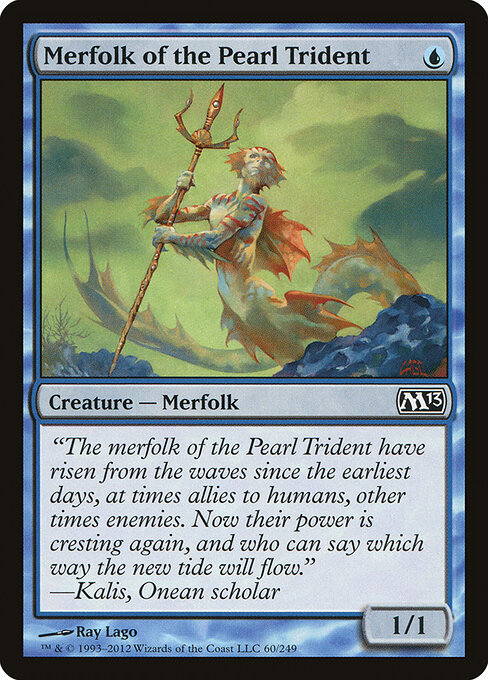 Merfolk of the Pearl Trident - Magic 2013 Magic card