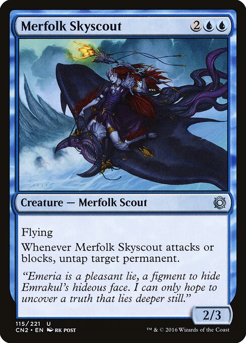 Merfolk Skyscout - Conspiracy: Take the Crown Magic card
