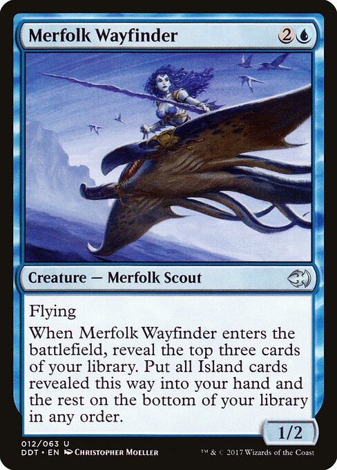 Merfolk Wayfinder - Duel Decks: Merfolk vs. Goblins Magic card