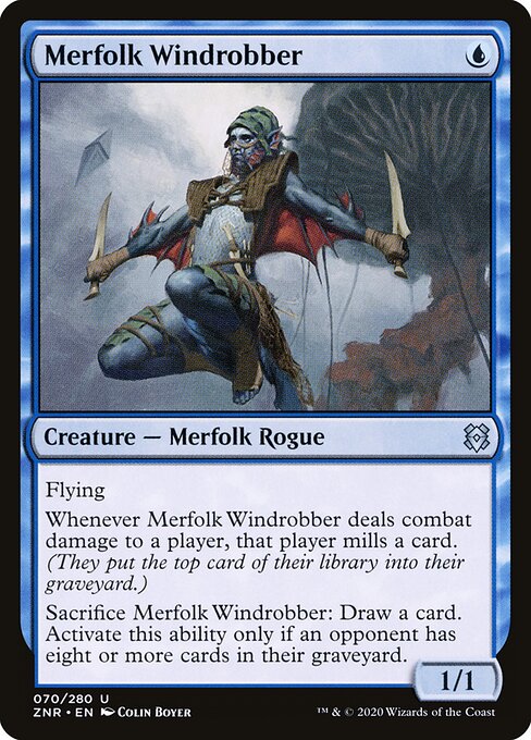 Merfolk Windrobber - Zendikar Rising Magic card