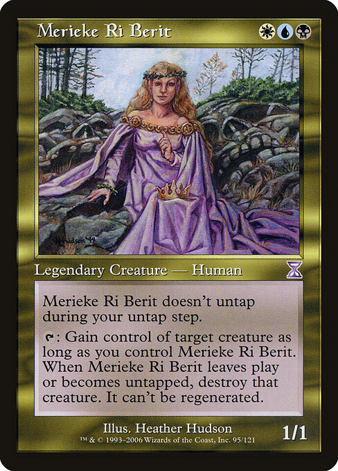 Merieke Ri Berit - Time Spiral Timeshifted (#95) - Illustrated by Heather Hudson - Magic: The Gathering Card