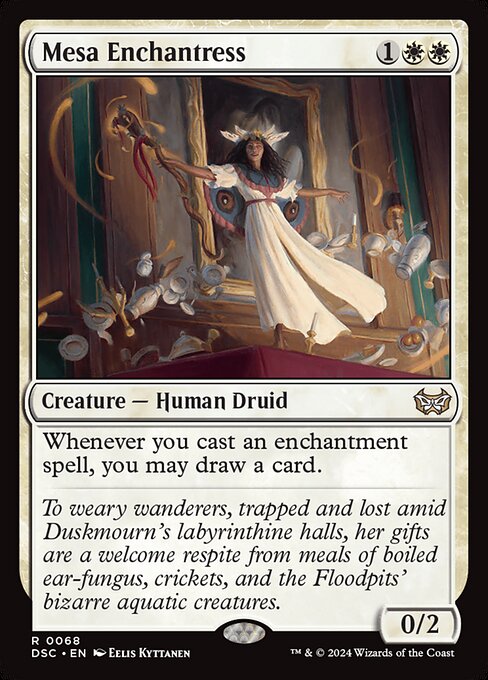 Mesa Enchantress - Duskmourn: House of Horror Commander Magic card