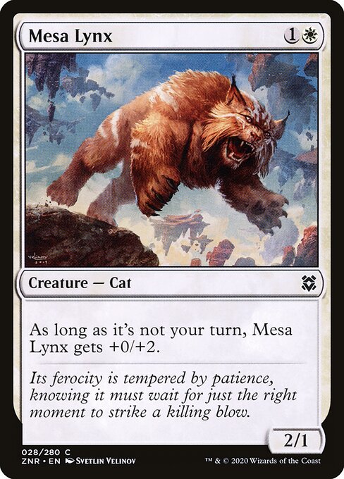 Mesa Lynx - Zendikar Rising Magic card