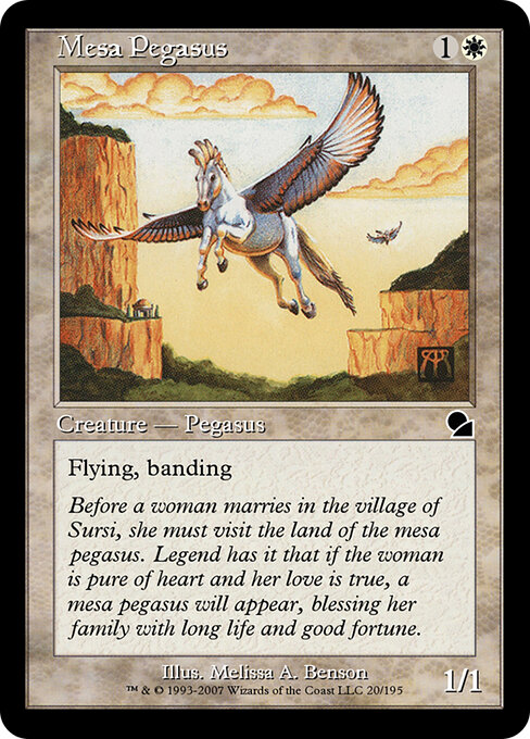 Mesa Pegasus - Masters Edition Magic card