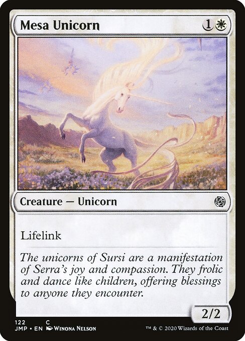 Mesa Unicorn - Jumpstart Magic card