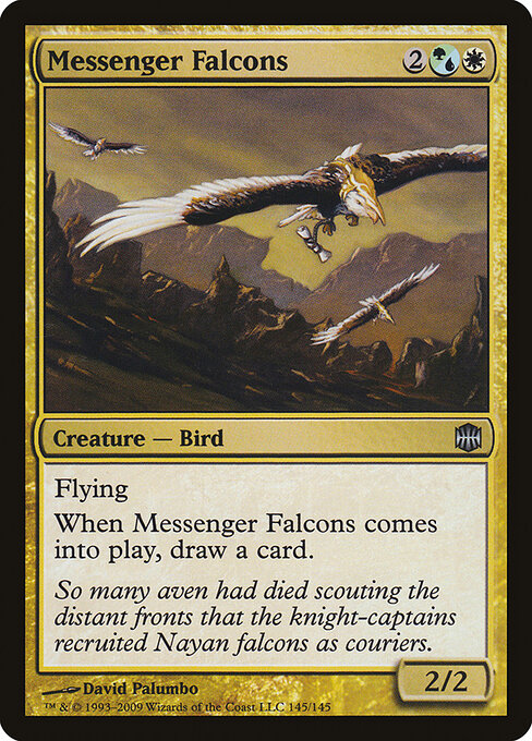 Messenger Falcons - Alara Reborn Magic card
