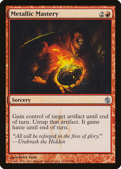 Metallic Mastery - Mirrodin Besieged Magic card