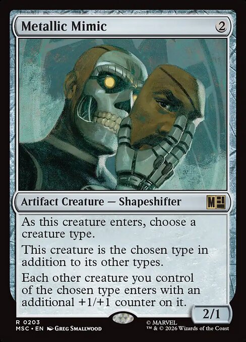 Metallic Mimic - Marvel Super Heroes Commander Magic card