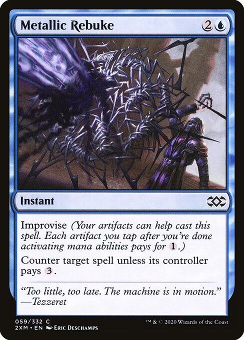 Metallic Rebuke - Double Masters Magic card