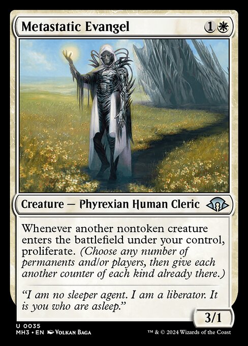 Metastatic Evangel - Modern Horizons 3 Magic card