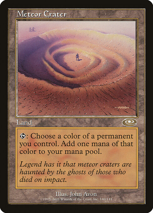 Meteor Crater - Planeshift Magic card