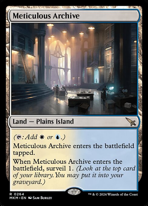Meticulous Archive - Murders at Karlov Manor Magic card
