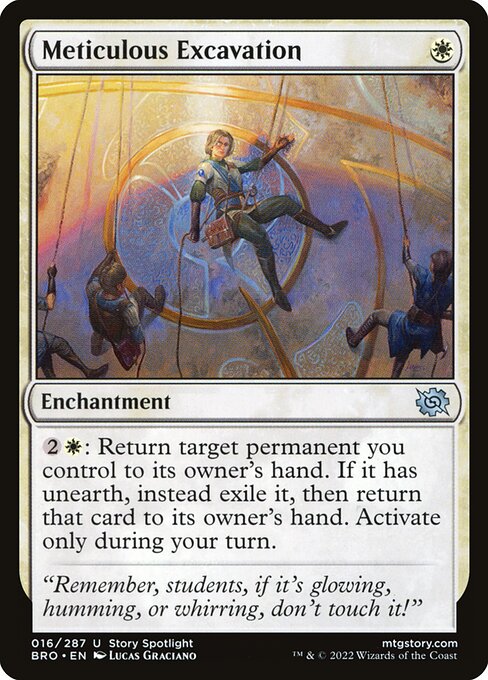 Meticulous Excavation - The Brothers' War Magic card